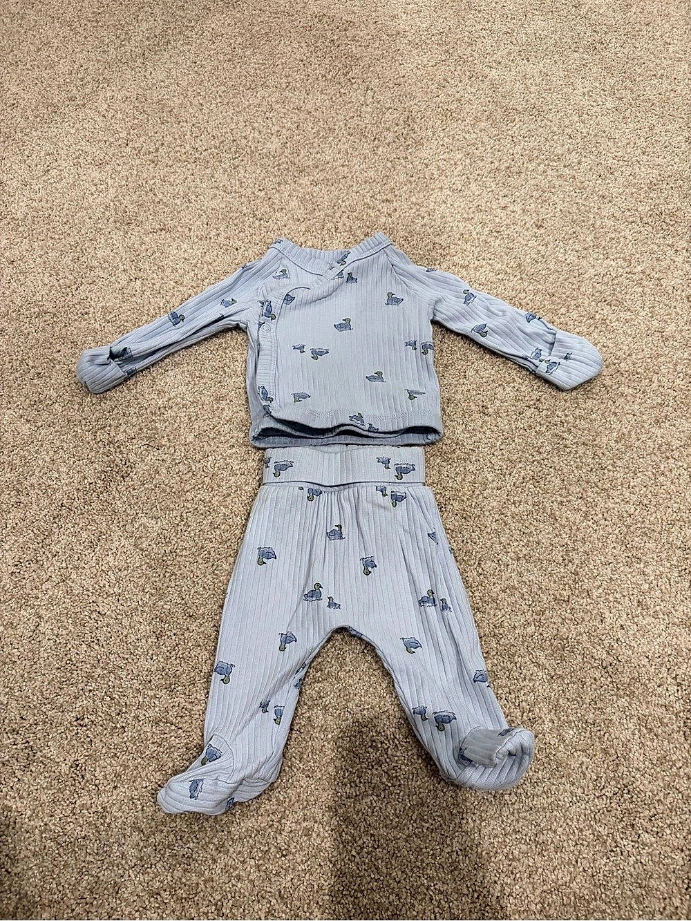 Carter's Baby Footie Set Blue Like New